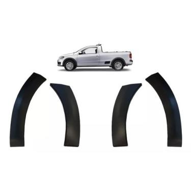 Imagem de Kit Moldura Para-choque Diant/trase Saveiro G5 2010 a 2013 - KJ