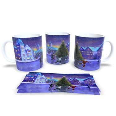 Imagem de Canecas de Porcelana Branca Personalizadas Arvore de Natal 5 (Mod.82)