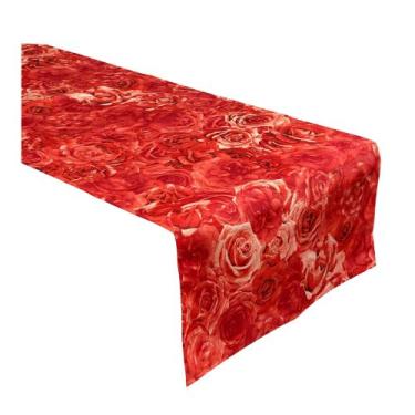 Imagem de Trilho Caminho De Mesa Dia Das Mães Variados - MUMUDECOR, Rosas vermel