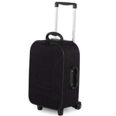 Imagem de Mala De Viagem Pequena Bordo Padrão Anac - Pequena - FL Bags, Preto