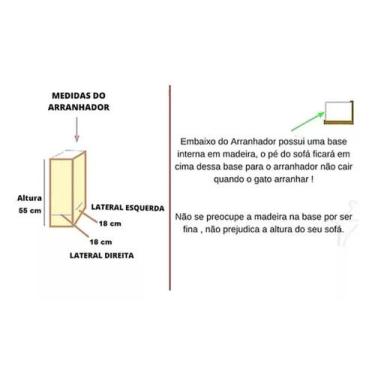 Imagem de Arranhador Pra Gato Canto Cama Box Kit 2 Peças - Begin Pet