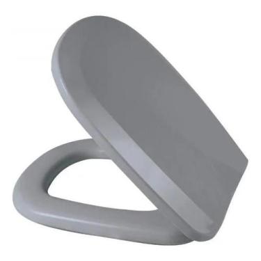 Imagem de Tampa De Vaso Sanitário Almofadado Ibiza Para Incepa Cinza - Sicmol