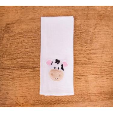 Imagem de Fralda Paninho de Boca Para Bebê Com Aplicações Estampas Femininas Bab