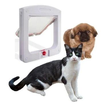 Imagem de Porta De Passagem Para Pet 4 Em 1 Pet Door Cachorro Gato - oem