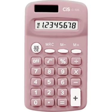 Imagem de Calculadora de Bolso 8 DIG. MOD C-105 Rosa - Sertic