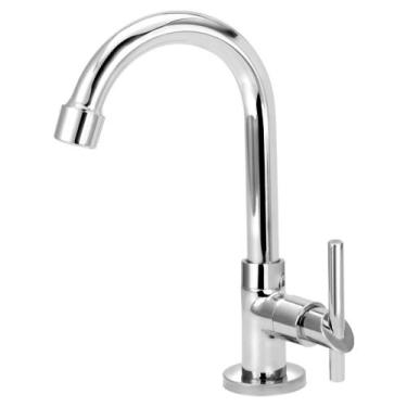 Imagem de Torneira Bica Móvel Banheiro Lavatório 1/4 Volta C61 - Furkin