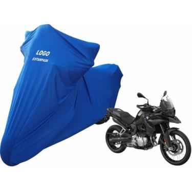 Imagem de Capa Para Moto Bmw F 850 750 GS Tecido Alta Resistência - Mz, Azul