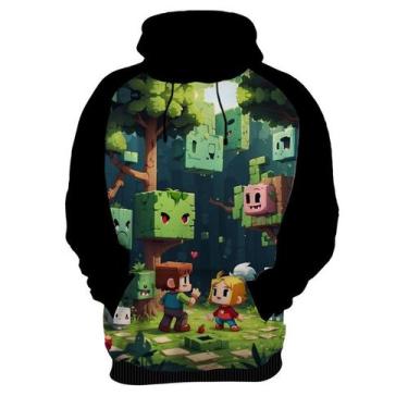 Imagem de Moletom Casaco Blusa Jogo Quadrado de Blocos Mineração 8 - Enjoy Shop,