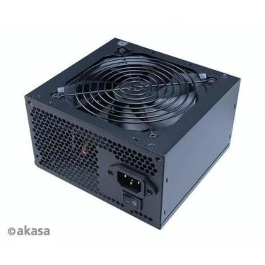 Imagem de Fonte Real 500W Akasa Python 80 Plus Bi-Volt Automática
