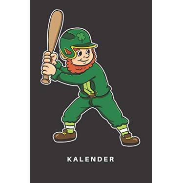 Imagem de Kalender: Kalender - Notizkalender - Schreibkalender - Jahreskalender - Tageskalender - DIN A5 - St. Patricks Day - Saint Patrick - Pattys Day - ... Strike - Catcher - Pitcher - Baseballschläger