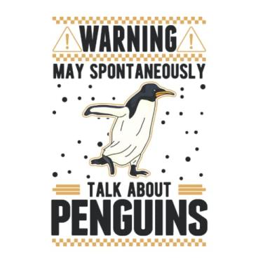 Imagem de Pinguin Notizbuch: May spontaneously talk about Penguins / 6x9 Zoll / 120 karierte Seiten