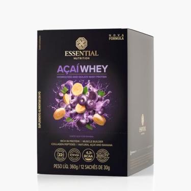 Imagem de Açaí Whey 360g - 12 Sachês de 30g - Essential Nutrition