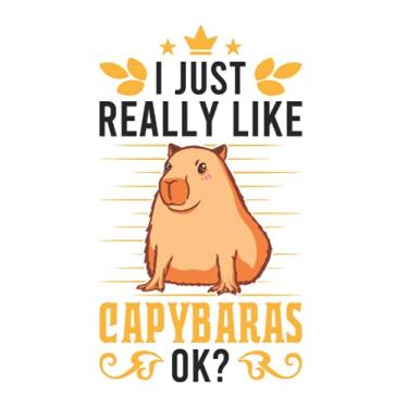 Imagem de Capybara Notebook: I Just Really Like Capybaras Ok Capybara / 6x9 inches / 120 dotted sites