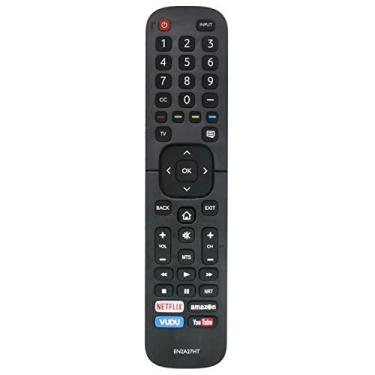 Imagem de Controle remoto substituído EN2A27HT En2a27ht compatível com Hisense TV 55DU6070 55K3300UW 50DU6070 43H7D 40H5030E 40H5080E 40H5507 40M5B 43H6D 50H6D 65 HH6D 60DU6070 50H5D 39H5D 55H5D 55H6D 43H5D 40H5D