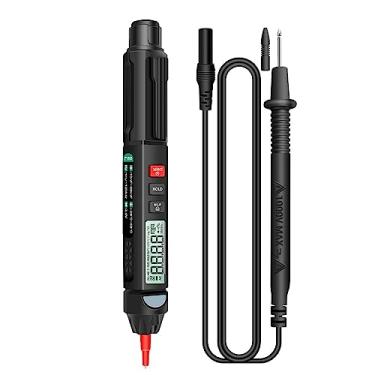 Imagem de A3007 Caneta Multímetro 6000 Contagens Multímetro Digital Medidor Tester com Display LCD Backlight Lanterna NCV Auto-off para Tensão Corrente Resistência Capacitância Teste de Continuidade do Diodo