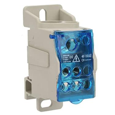 Imagem de Caixa de Distribuição do Bloco Terminal do Trilho do Ruído Conector de Fio Elétrico Caixa de Junção de Energia Universal