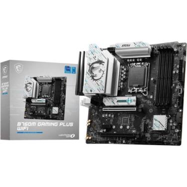 Imagem de Placa Mãe MSI B760M Gaming Plus Wifi mATX LGA 1700 DDR4