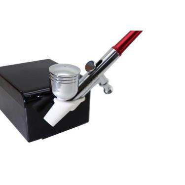 Imagem de Kit Aerógrafo Com Compressor a bateria  Tintas Completo UR513K URBAN