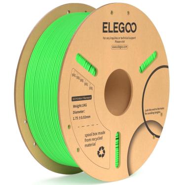 Imagem de Filamento para impressora 3D ELEGOO PLA Plus Neon Green 1,75 mm 1 kg