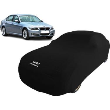 Imagem de Capa Cobrir Carro Bmw 335i Tecido Helanca Lycra - Mz, Preta