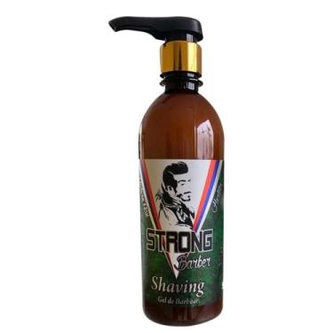 Imagem de Shaving gel de barbear strong barber 500g tradicional