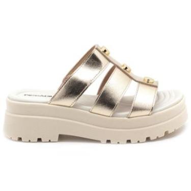 Imagem de Tamanco Piccadilly Plataforma Tratorado Tiras Largas Feminina 219001-Feminino