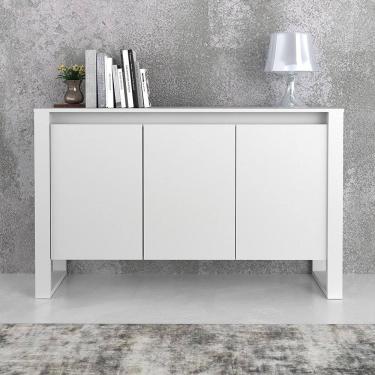 Imagem de Balcão para Escritório com 03 Portas ME4147 Branco Tecnomobili