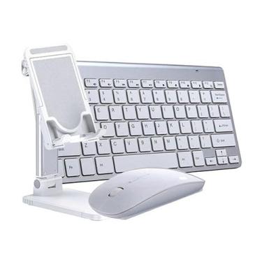Imagem de BDNET, Teclado Mouse Sem Fio Suporte De Mesa Celular Ou Tablet