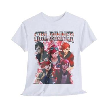 Imagem de Camiseta Vintage League of Legends Caitlyn Arcane - Unissex em Algodão