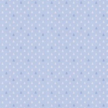 Imagem de Papel De Parede Ursinho Fundo Azul Autocolante Decorativo