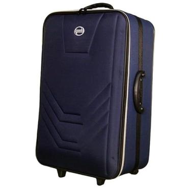 Imagem de Mala Média 23kg Rodinhas Resistente Village Viagem Rígida (Azul Marinho)