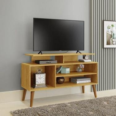 Imagem de Rack Lyon 1.1 Naturalle/Off White  Carmolar Móveis