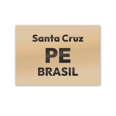 Imagem de Imã de Geladeira Santa Cruz PE MDF 8cm x 5cm para Lembrança