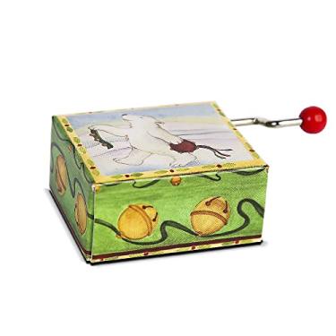 Imagem de Enchantmints Mini música – Mini música de manivela para presentes de meninas e meninos | Jingle Bells Tune com lindo design de arte original em aquarela | Presente ideal para o Natal e feriados