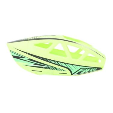Imagem de RC Helicopter Canopy Cobra elegante casca de cabeça de proteção durável para Flywing FW450 V3 RC Helicóptero Plástico Material (Verde fluorescente)