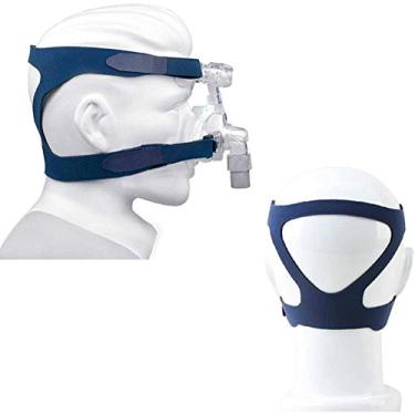 Imagem de Faixa de cabeça universal para ventilador de CPAP (sem máscara) (azul)