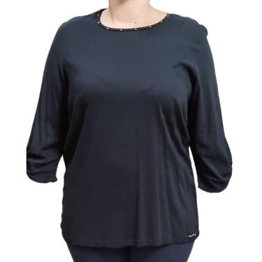 Imagem de Blusa Feminina Manga 3/4 Raio De Luz Apliques