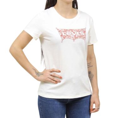 Imagem de Camiseta Feminina Branca Levi`s 38064