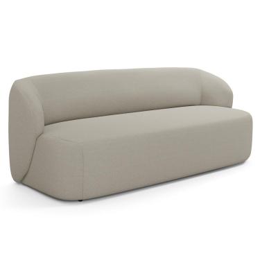 Imagem de Sofá 2 Lugares Orgânico Para Sala De Estar Living 170cm Heidy F04 Linho Bege - Lyam Decor