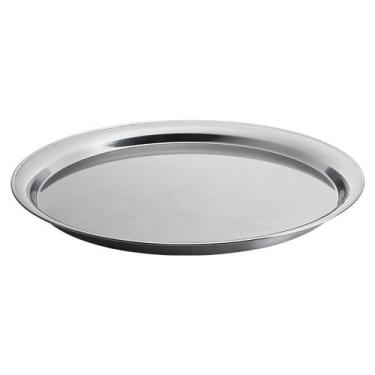 Imagem de Bandeja Arienzo Redonda Brinox 45 cm em Aço Inox, Inox