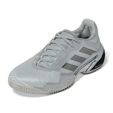 Imagem de adidas Tênis feminino Barricade 13, Prata metálico/prata metálico/cinza traço, 38
