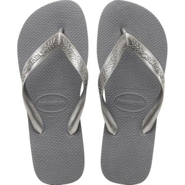 Imagem de Chinelo, Havaianas, Top, Criança Unissex, Cinza Aço, 23/24