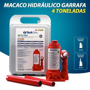 Imagem de Macaco Hidráulico Garrafa Ford Fiesta 2007 2008 2009 2010 2011 4T Ton 
