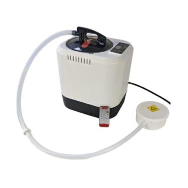 Imagem de Fenteer Máquina de vapor para sauna Acessórios para spa doméstico Revestimento de aço inoxidável de grande capacidade Ajuste de temperatura Panela para vapor, Branco