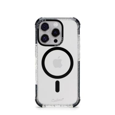 Imagem de Customic Capinha Case Capa para Celular iPhone 16 Pro (6.3”), Impactor Space Anti Impacto Proteção Militar 4 metros contra quedas, Compatível Mag-Safe, Antiamarelamento, Transparente e Preta