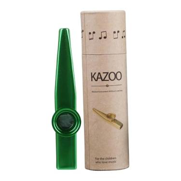 Imagem de harayaa Flauta Kazoo Flauta de Boca Guitarra Profissional Festa Lembrancinhas Brinquedo Adultos, Verde