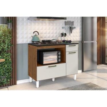 Imagem de Balcao zanzini para cooktop master 5 bocas 1gav 2p cinamomo/areia