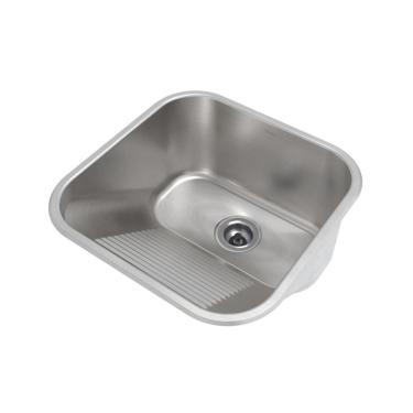 Imagem de Tanque Lavanderia Monobloco 30L Aco Inox 304 Escovado CT-50  Luxo 50x40x23mm MEKAL 90010195016