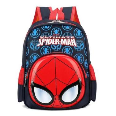 Imagem de Mochila Cartoon 3D À Prova D'Água Do Homem-Aranha Para Crianças, Bolsa