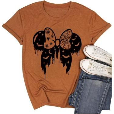 Imagem de Camiseta CAFFAN Halloween Magic Kingdom Ghosts Spiders